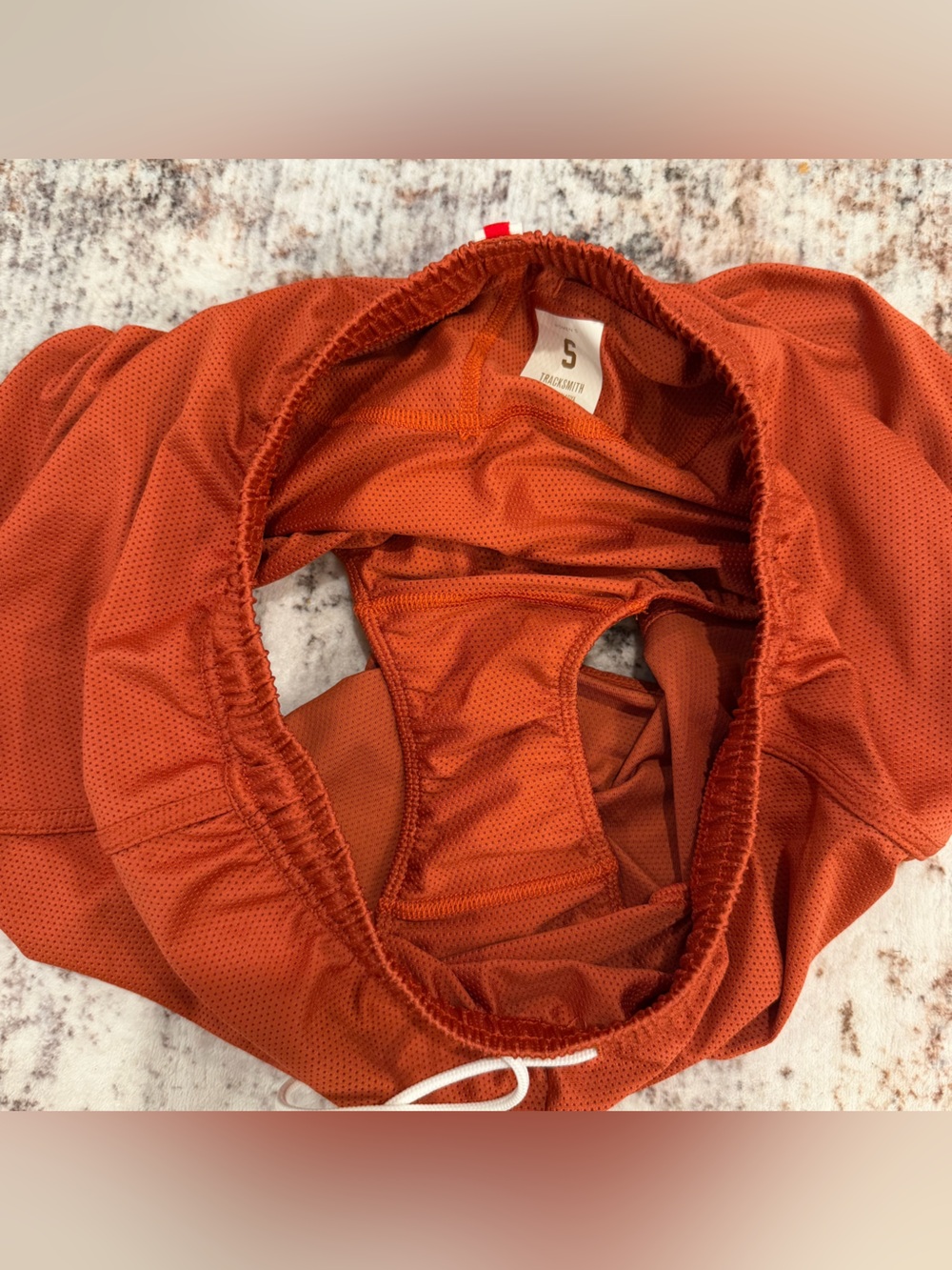 Tracksmith, Running Tank Top and Shorts Set, Orange | Women’s Small - Picture 11 of 13